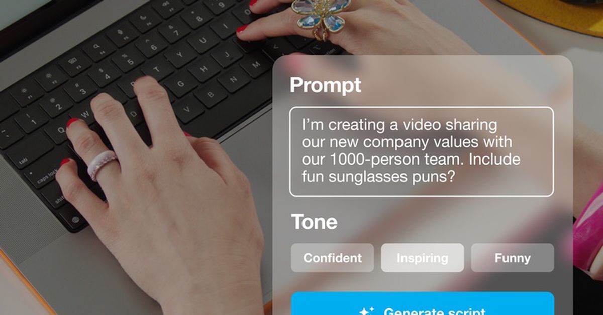 El nuevo generador de guiones de inteligencia artificial de Vimeo escribirá relleno de marketing corporativo en segundos.