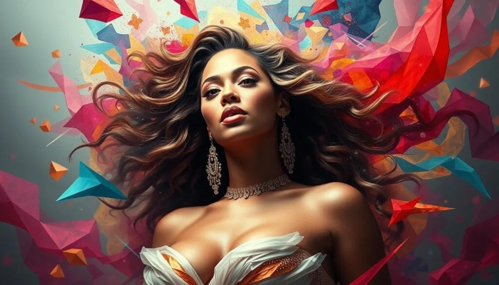 Beyoncé musa artística en arte digital