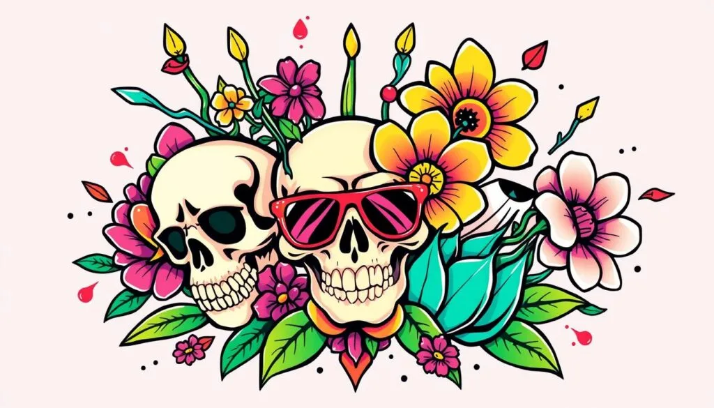 Diseño de tatuajes New School