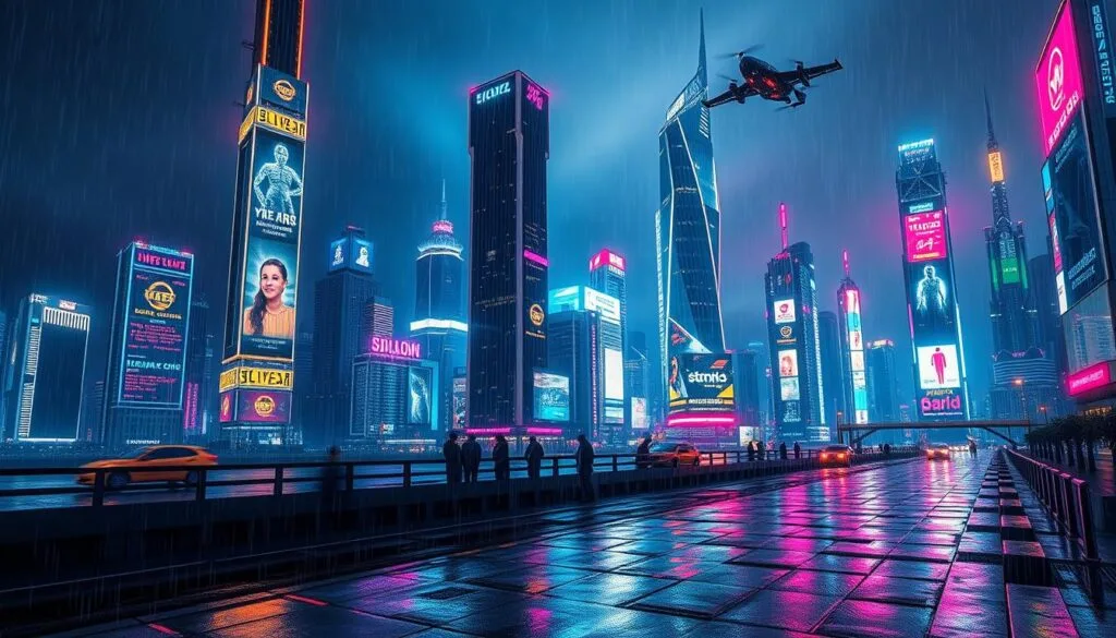 Estilo cyberpunk en imágenes