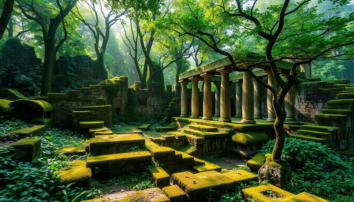 Prompt para crear imagen de Antiguas Ruinas