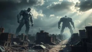 Prompt para crear imagen de Attack on Titan