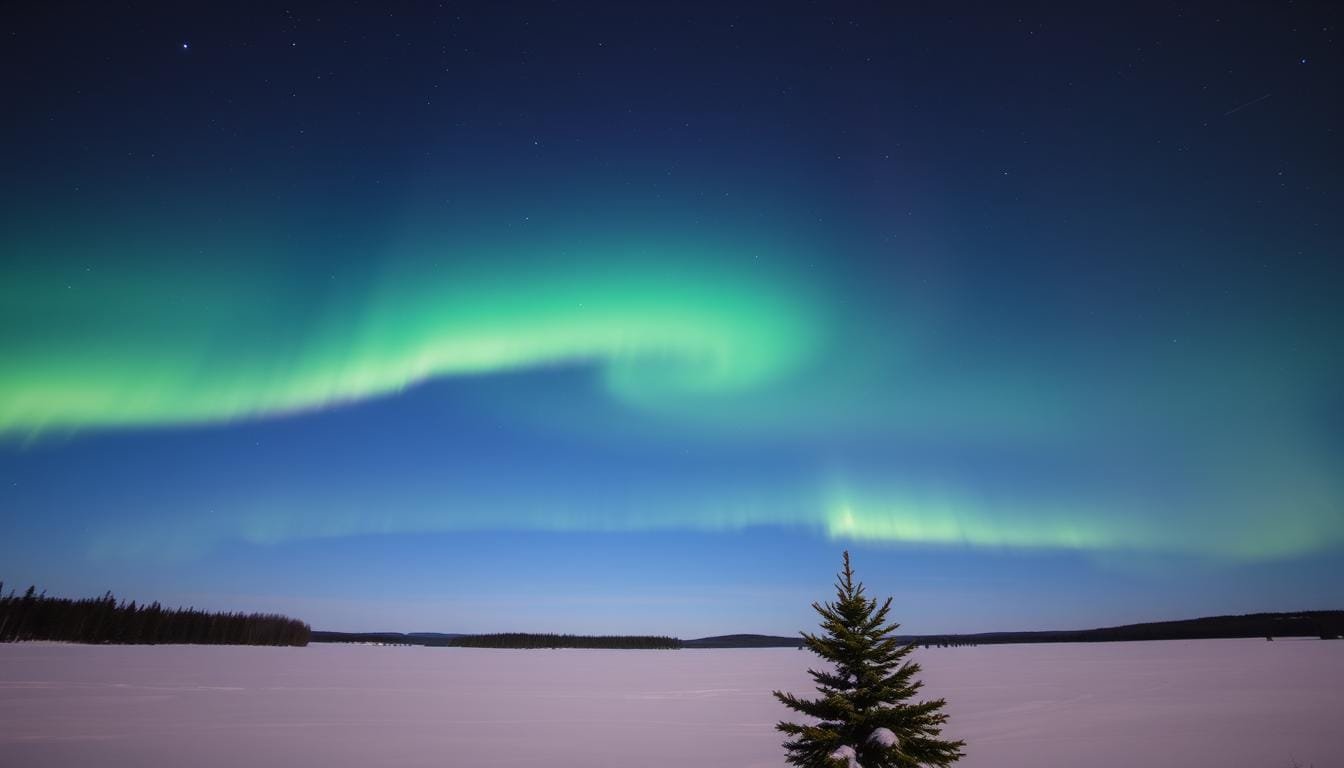 Prompt para crear imagen de Auroras Boreales