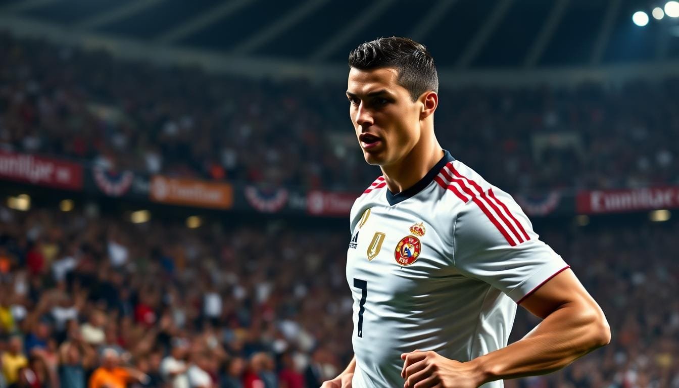 Prompt para crear imagen de Cristiano Ronaldo