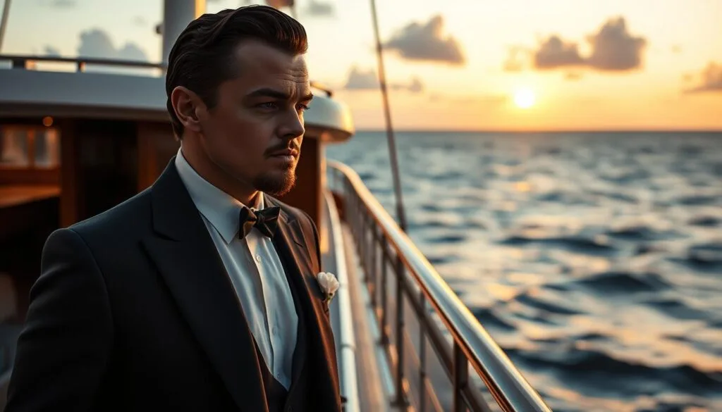 Prompt para crear imagen de Leonardo DiCaprio