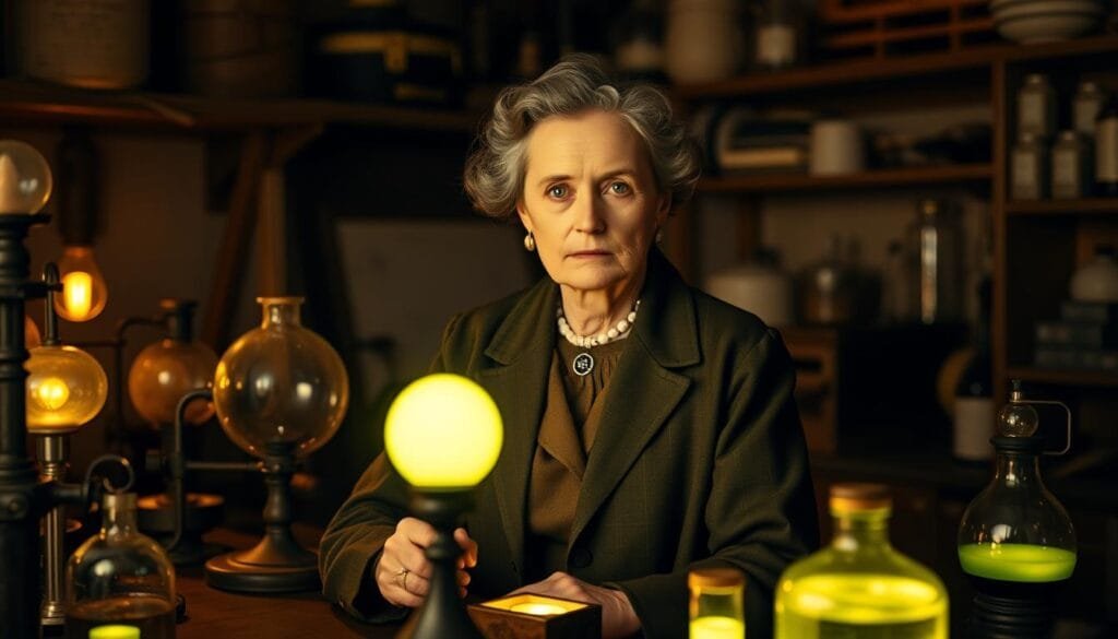 Mejores Prompts para Crear Imágenes de Marie Curie con IA 1 Prompt para crear imagen de Marie Curie
