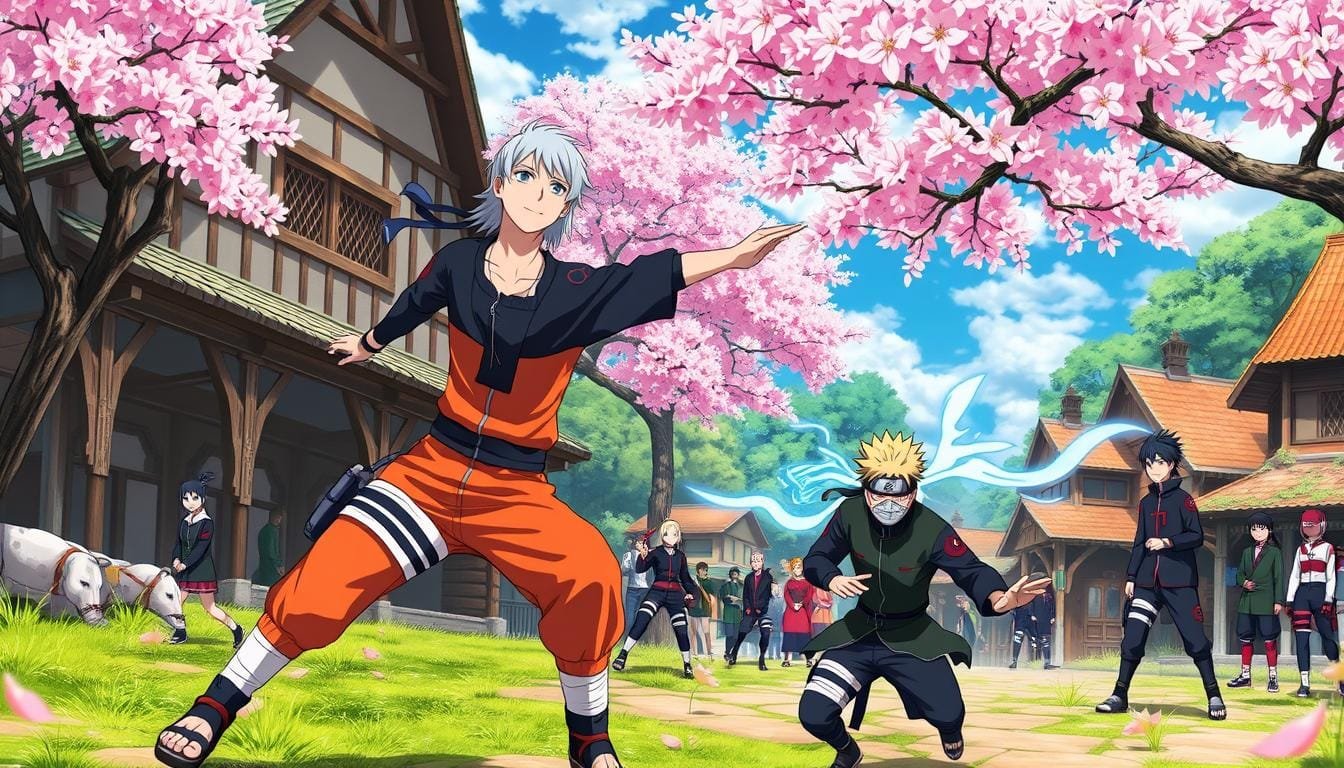 Prompt para crear imagen de Naruto