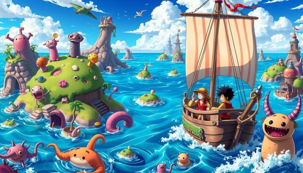 Prompt para crear imagen de One Piece