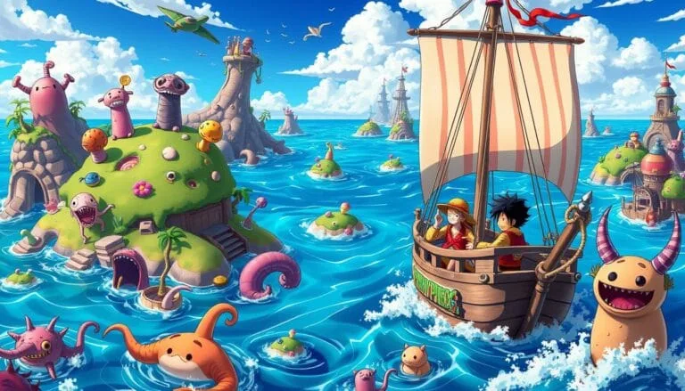 Prompt para crear imagen de One Piece