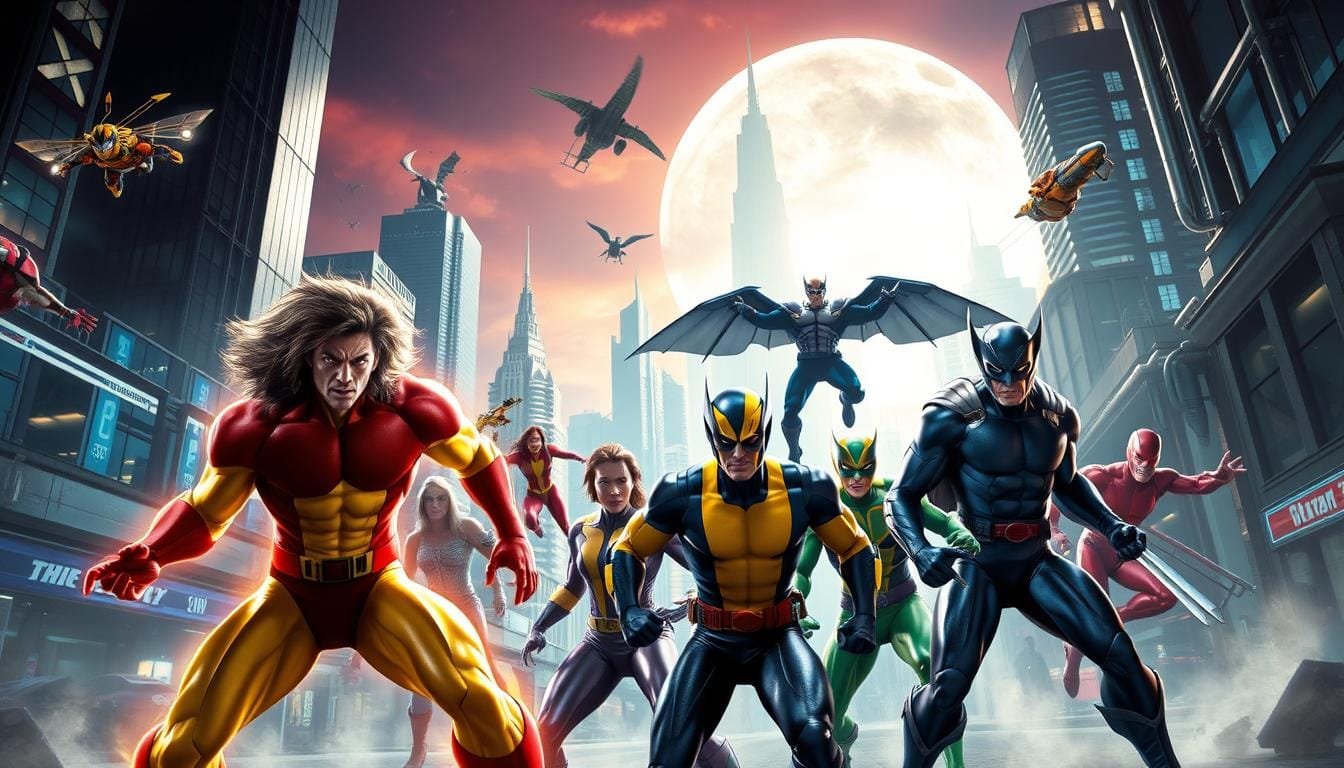 Mejores Prompts para Crear Imágenes de X-Men con IA 1 Prompt para crear imagen de X-Men