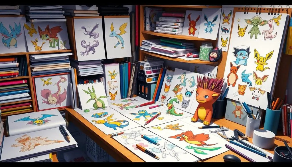 ajustar prompts para generación de Pokémon