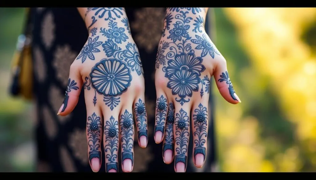 arte corporal con henna