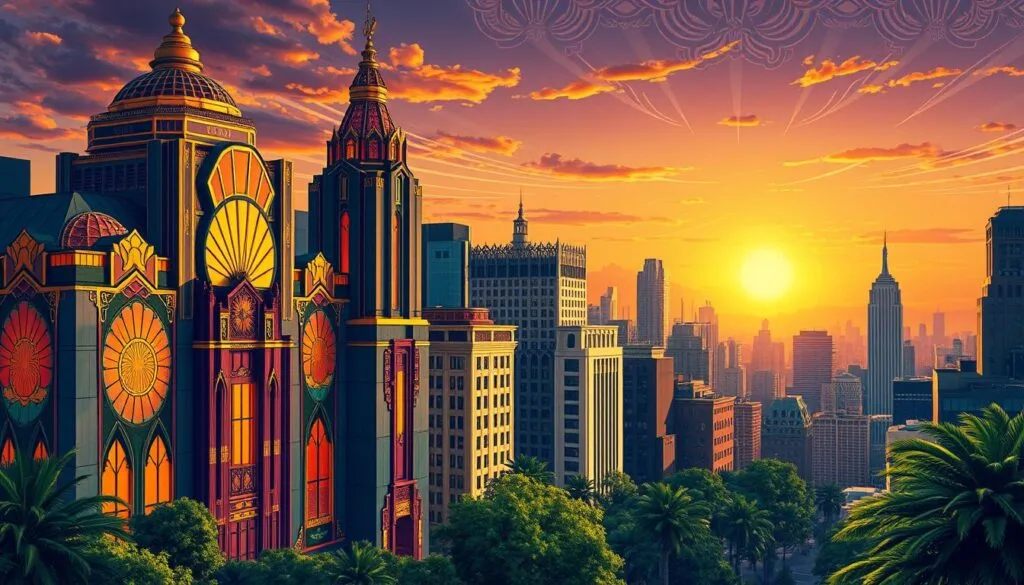 arte digital estilo Art Deco