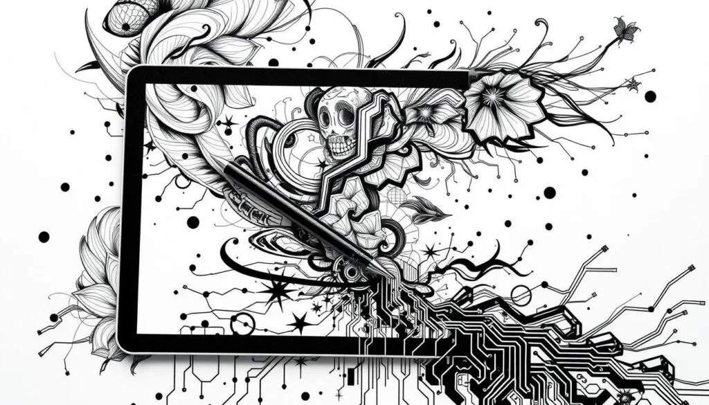 beneficios de IA en el diseño rápido de tatuajes