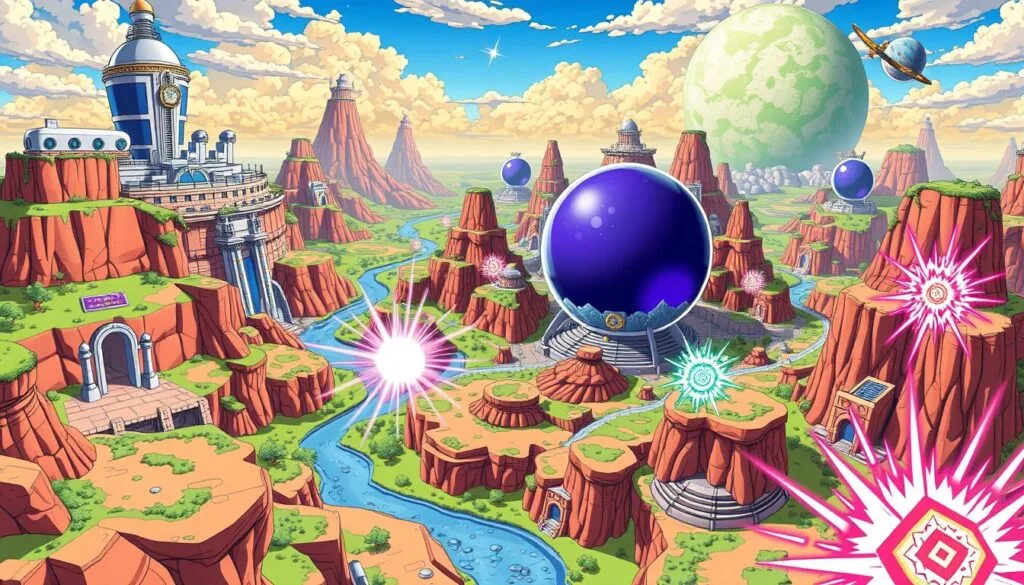 categorías de prompts escenarios Dragon Ball