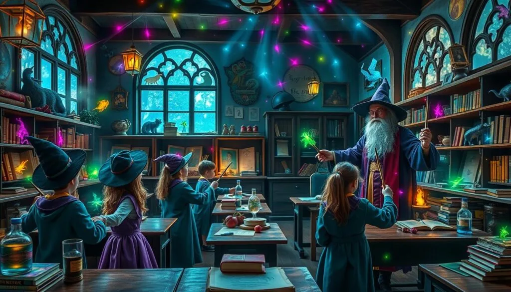 clases de magia Harry Potter