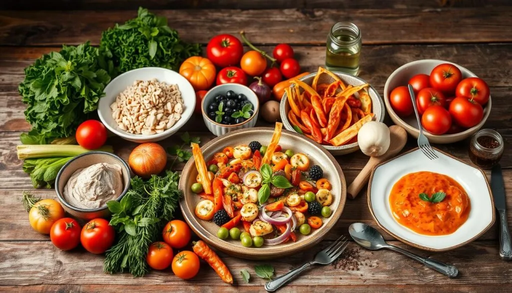 composición en fotografía de alimentos