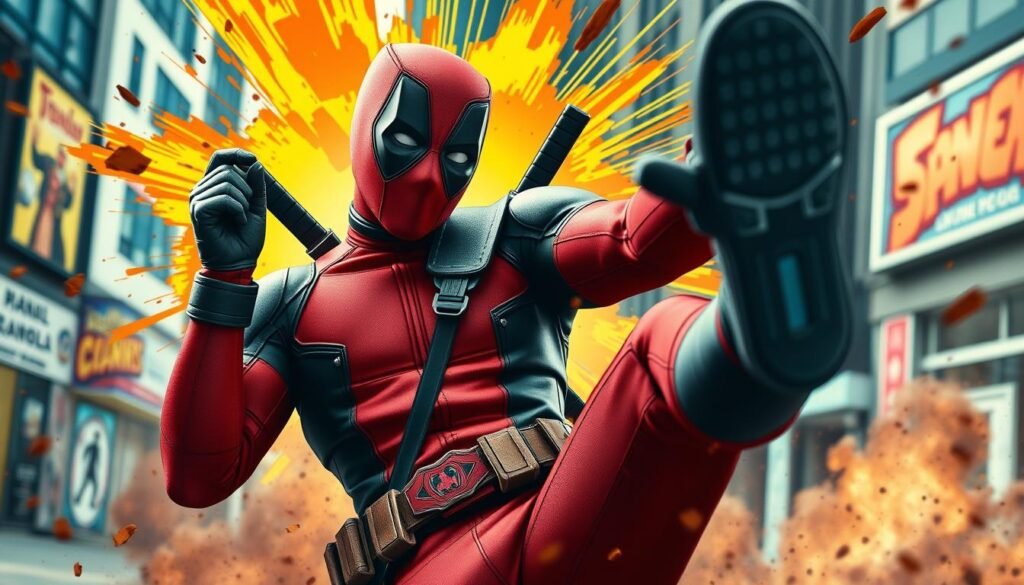 creación de imágenes Deadpool con IA