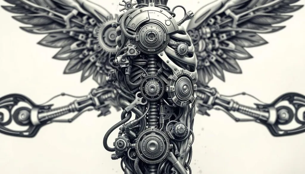 definición tatuaje biomecánico