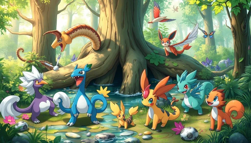 ejemplos de Pokémon generados con IA