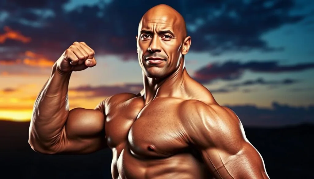 ejemplos de prompts Dwayne Johnson