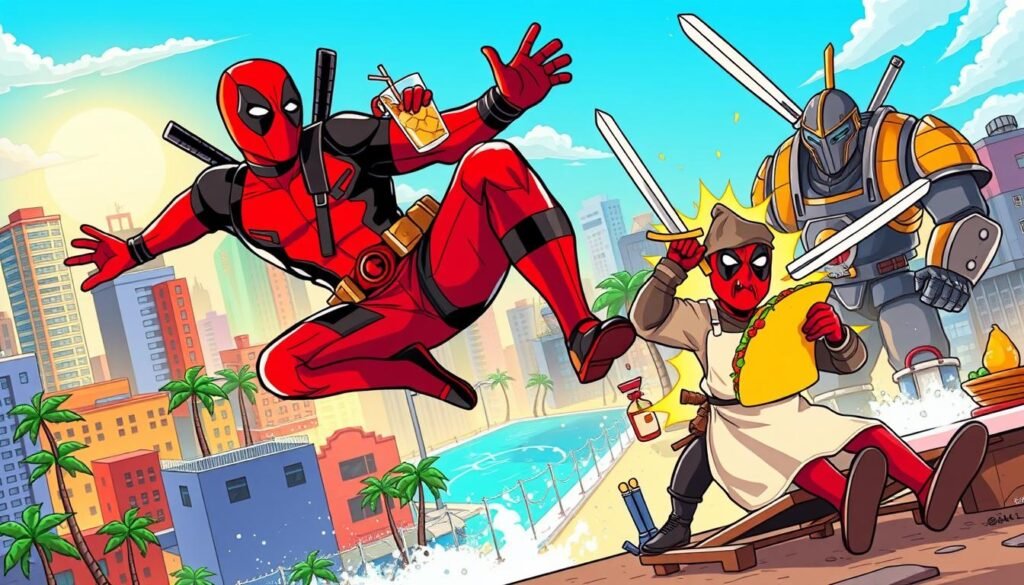 ejemplos de prompts de Deadpool