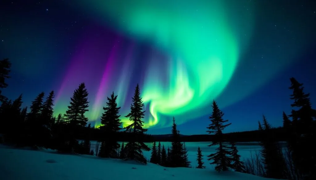 ejemplos de prompts para auroras boreales