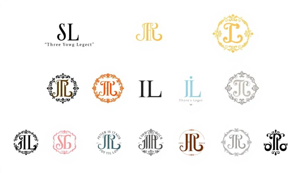 ejemplos de prompts para el diseño de logotipos monogramas