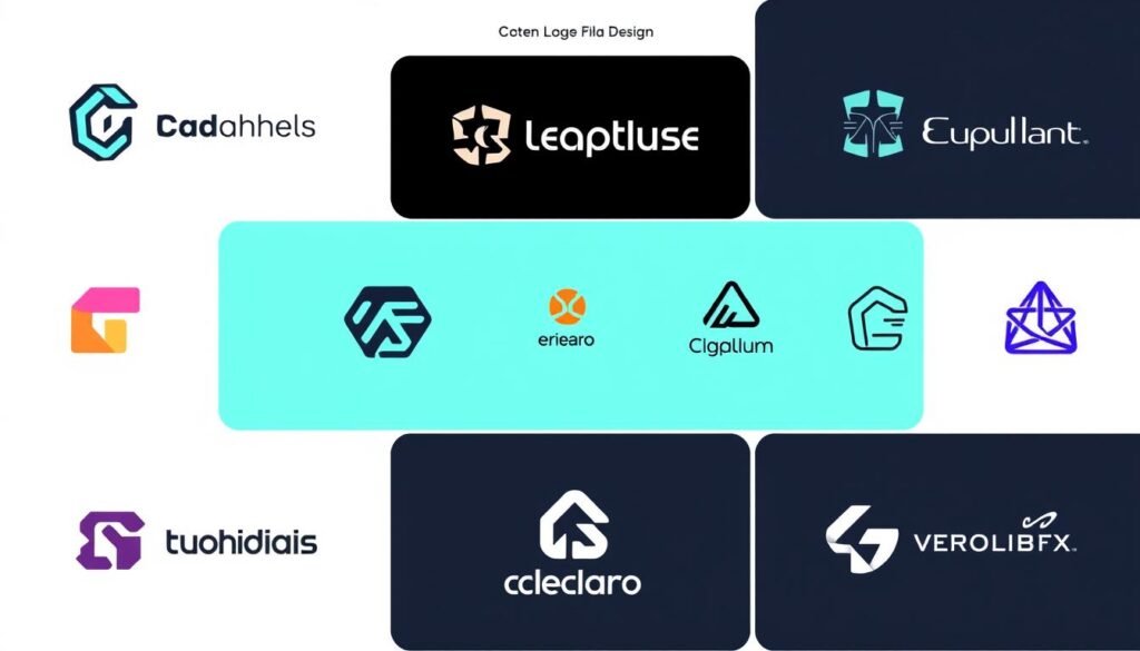 ejemplos de prompts para logotipos simples