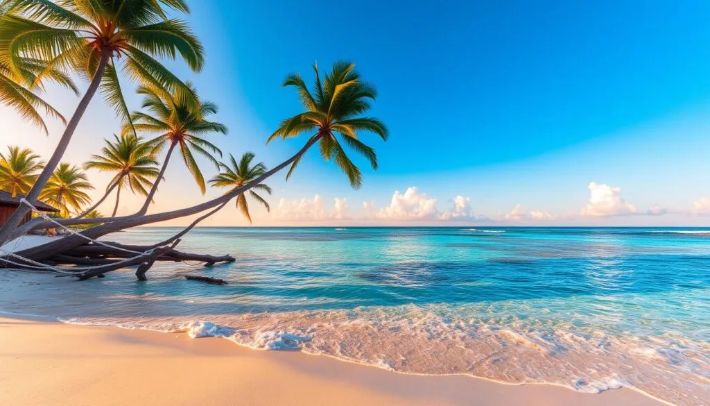 ejemplos de prompts para playas tropicales