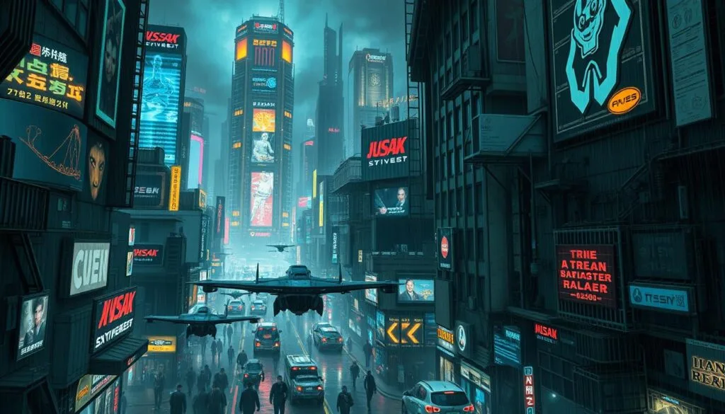 elementos prompts efectivos estética Cyberpunk