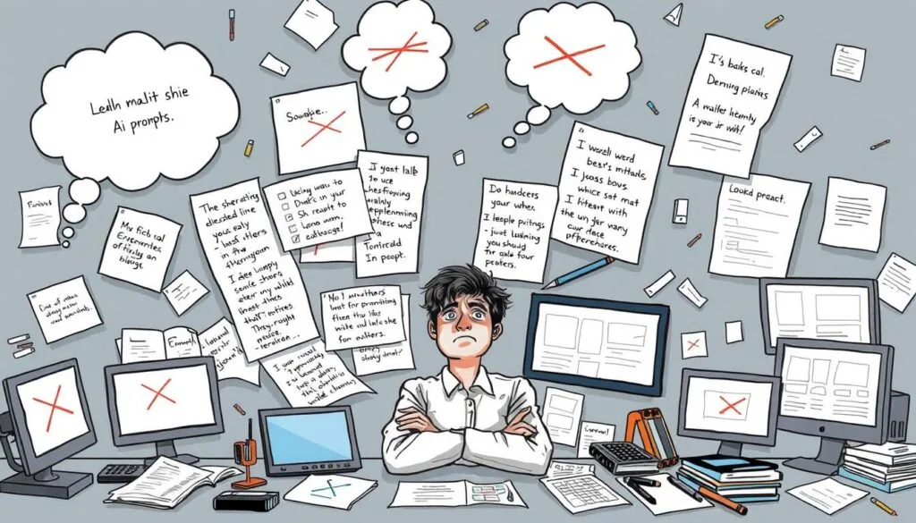 errores comunes en prompts