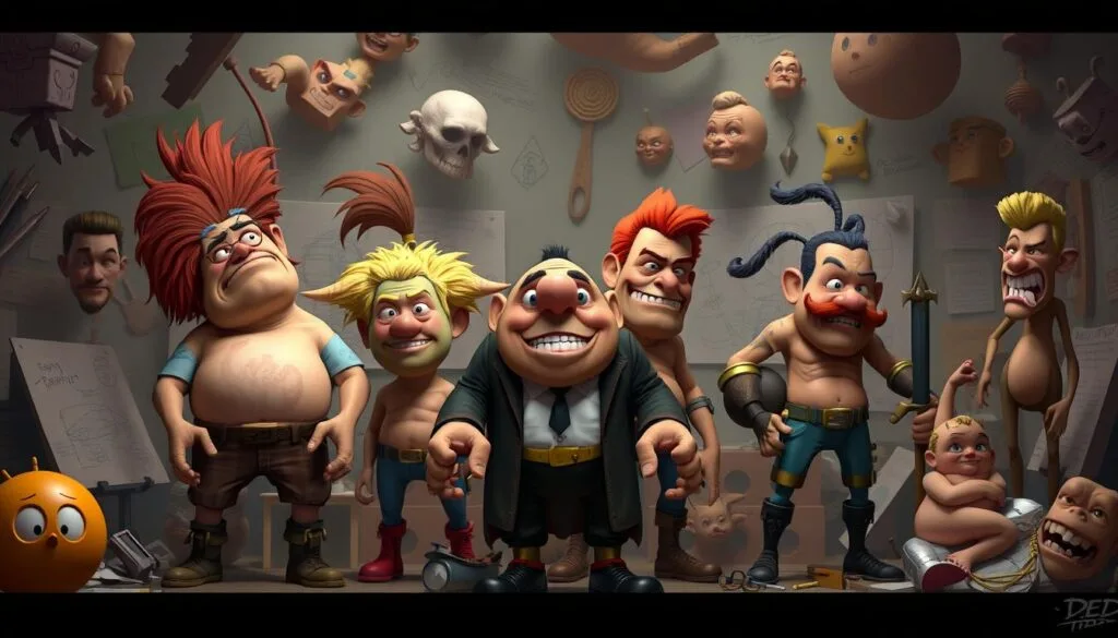 errores en diseño de personajes
