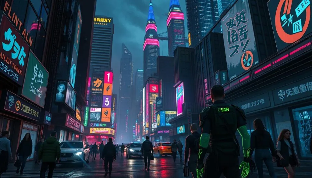 estilo cyberpunk