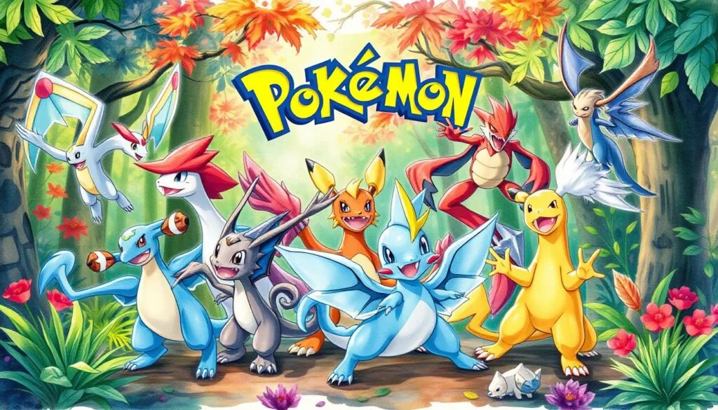estilos de arte Pokémon