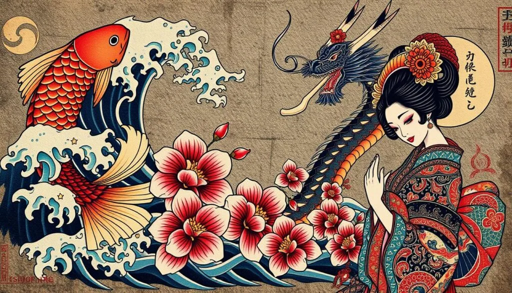 estilos de tatuajes japoneses estilos de tatuajes japoneses