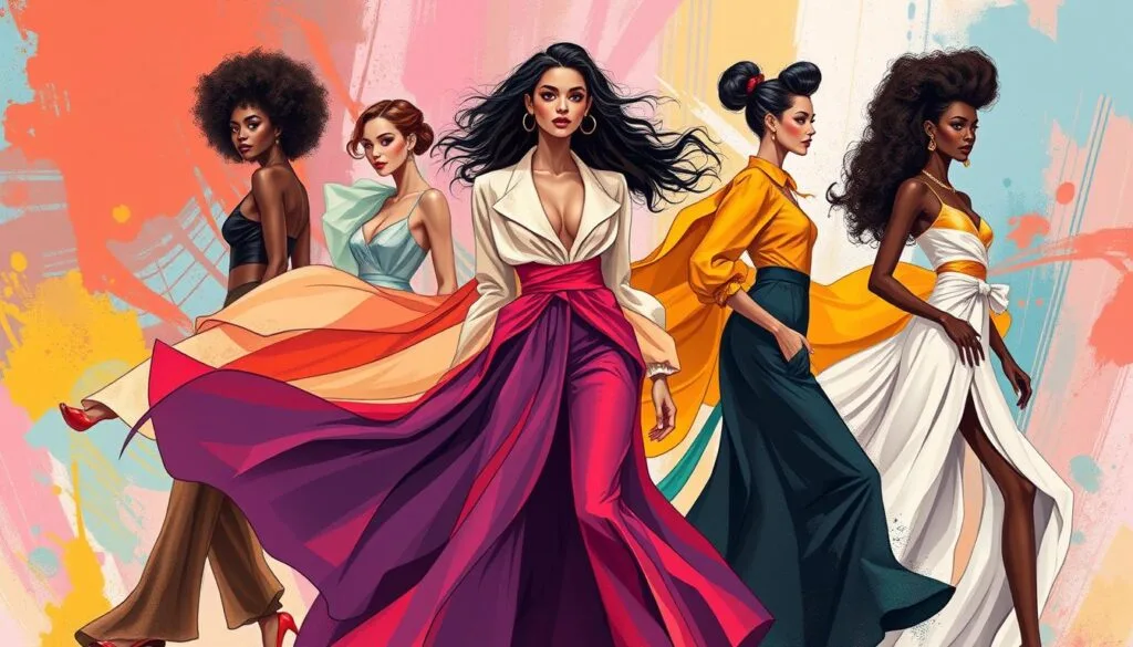 ilustración de moda