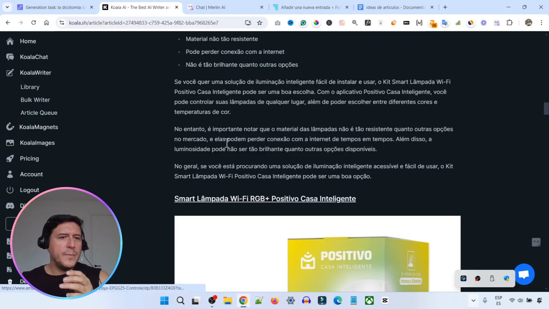 Comparativa final entre SEOWriting y Koala