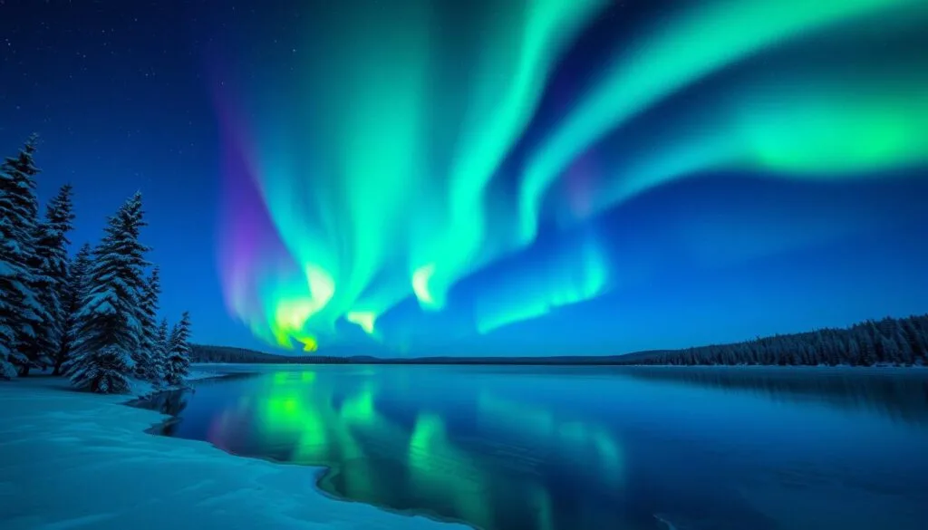 imagen de auroras boreales