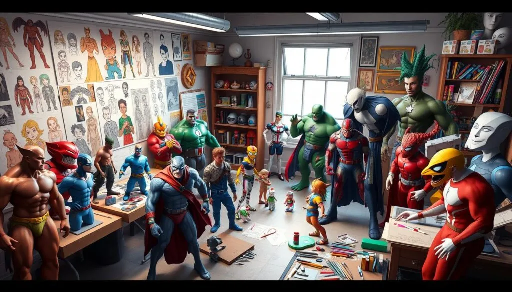 inspiración en diseño de personajes