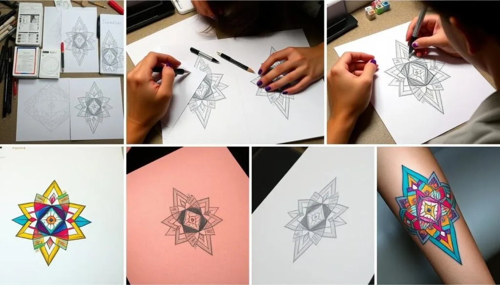 proceso de creación de tatuajes proceso de creación de tatuajes
