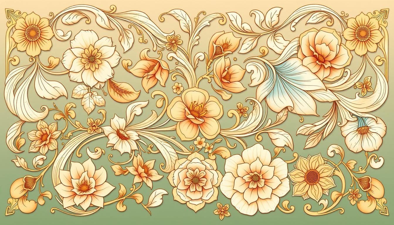 prompt para crear arte digital art nouveau con IA