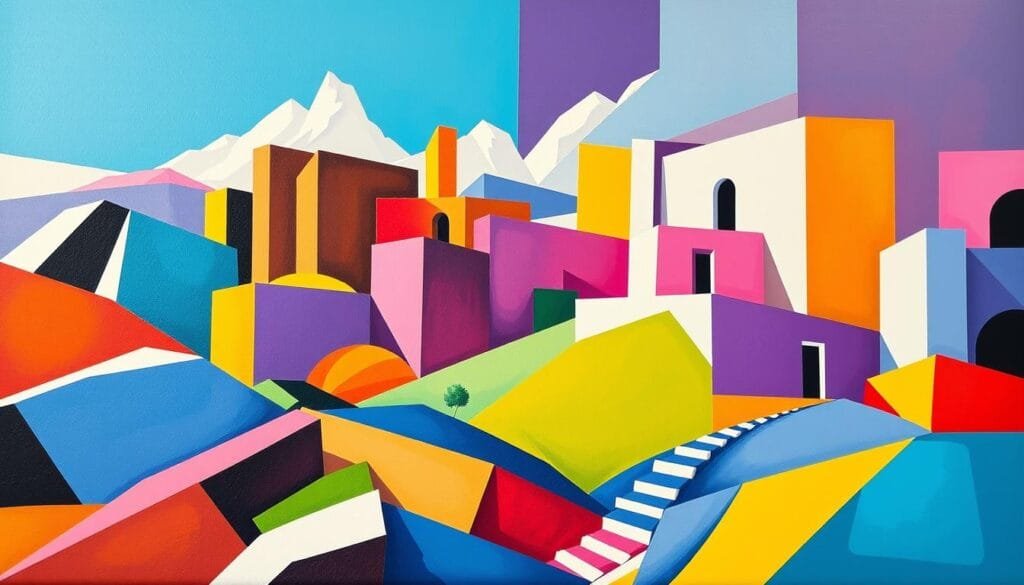 Mejores Prompts para Crear Arte Digital Cubista con IA 1 prompt para crear arte digital cubista con IA