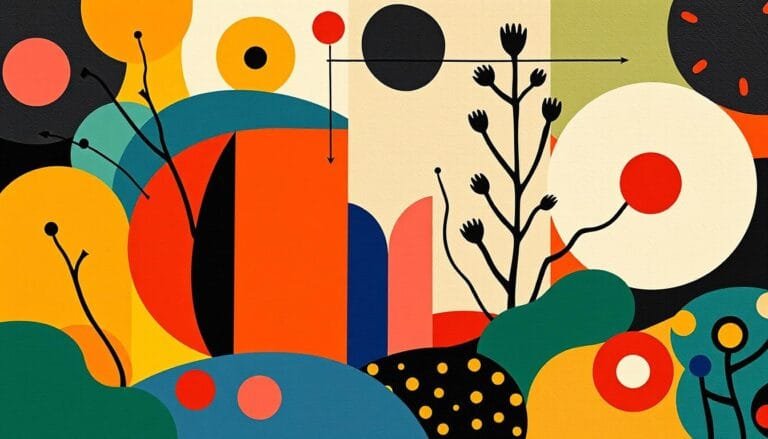 Mejores Prompts para Crear Arte Digital Estilo Memphis con IA 7 prompt para crear arte digital estilo memphis con IA