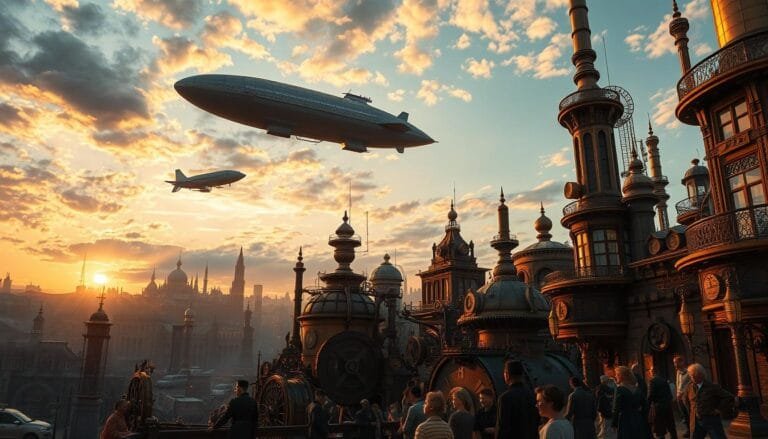 prompt para crear arte estilo steampunk con IA