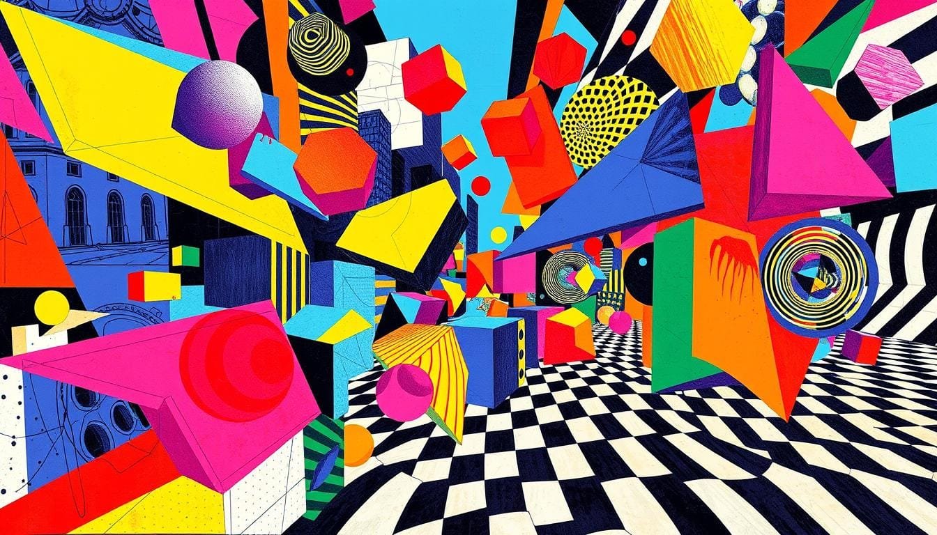 prompt para crear arte op con IA