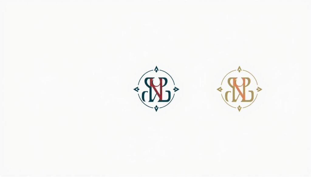 prompt para crear diseños de logotipos monogramas