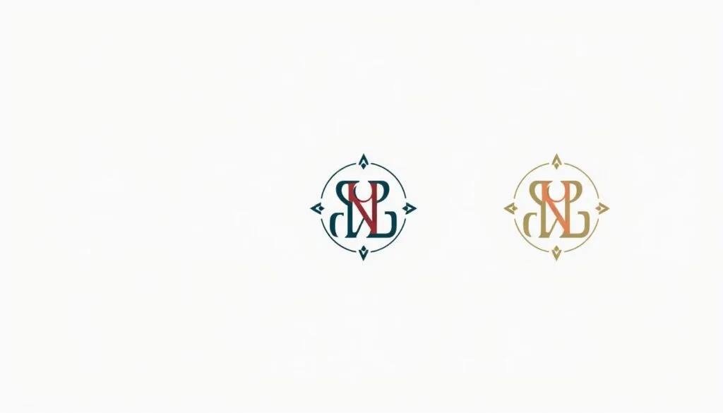 prompt para crear diseños de logotipos monogramas