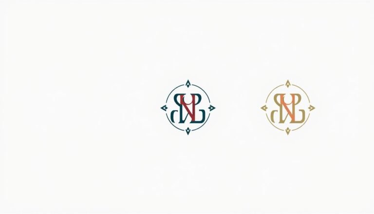 prompt para crear diseños de logotipos monogramas