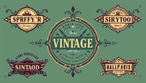 prompt para crear diseños de logotipos vintage